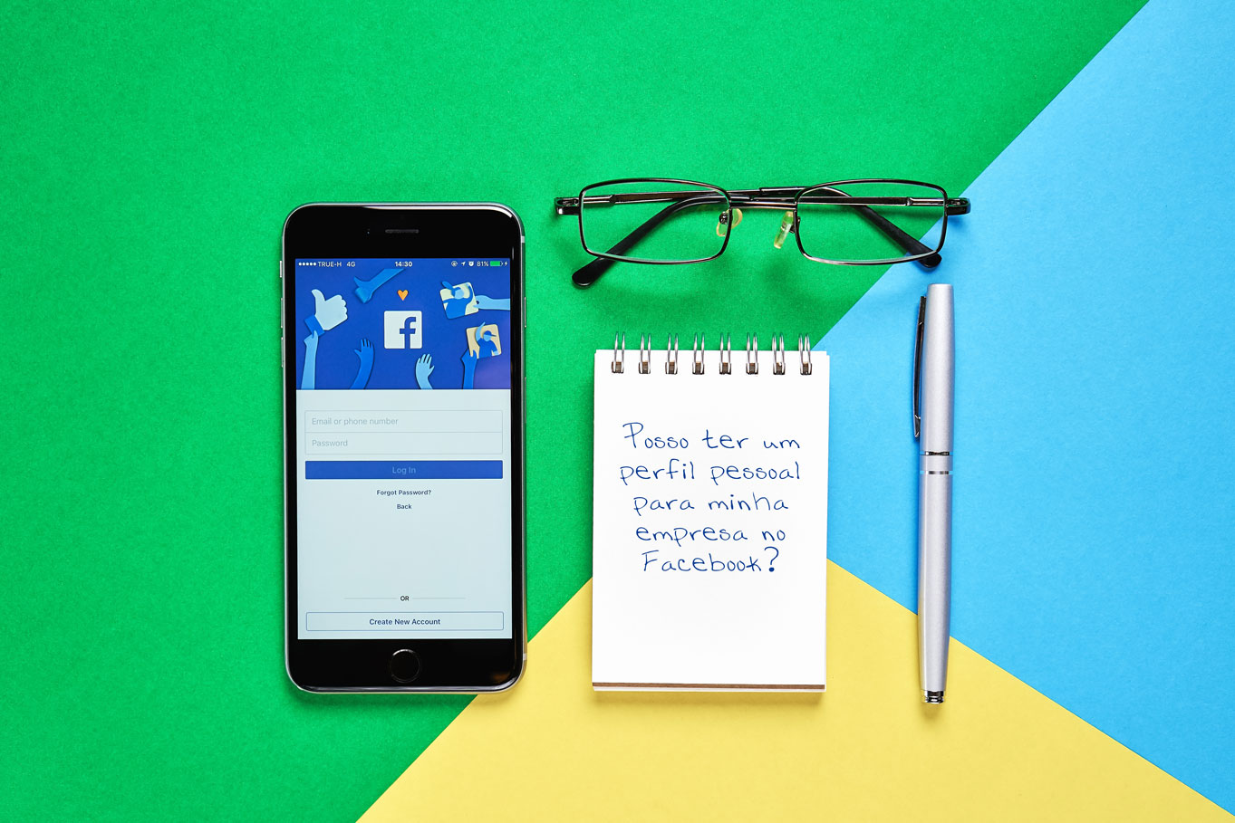 Perfil pessoal para empresa no Facebook